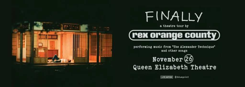 Rex Orange County at Queen Elizabeth Theatre